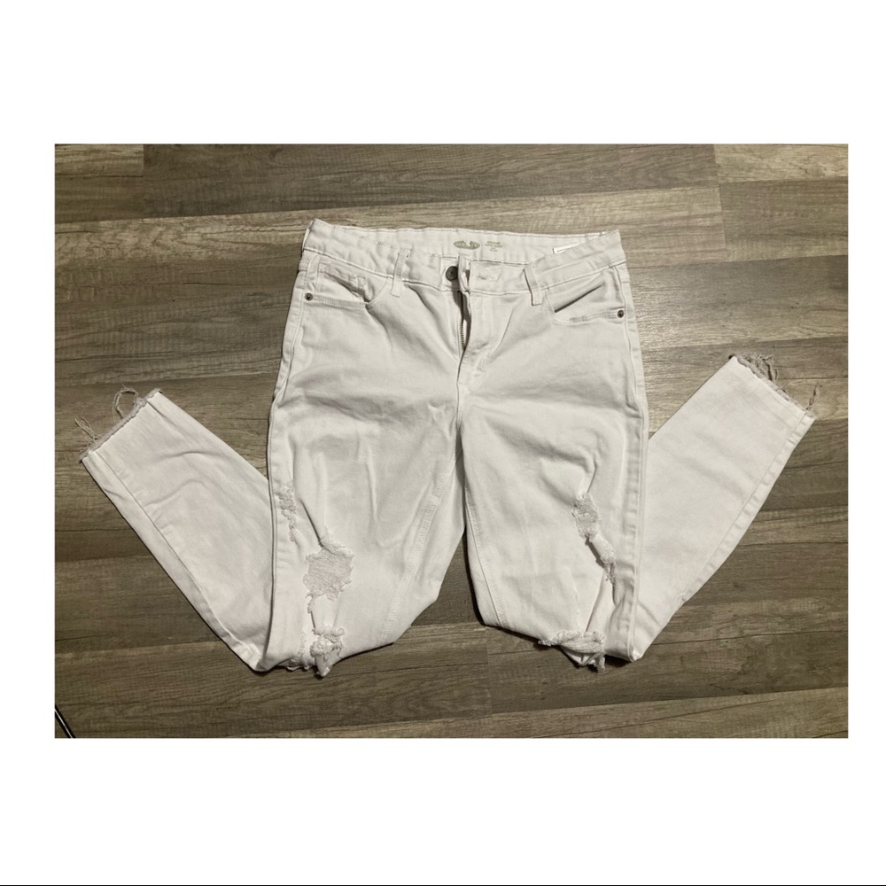Old Navy, White Skinny Jeans!
